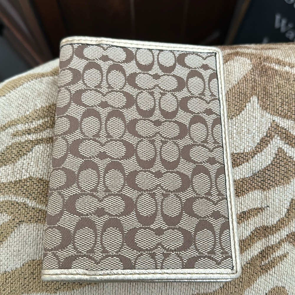 Coach passport holder